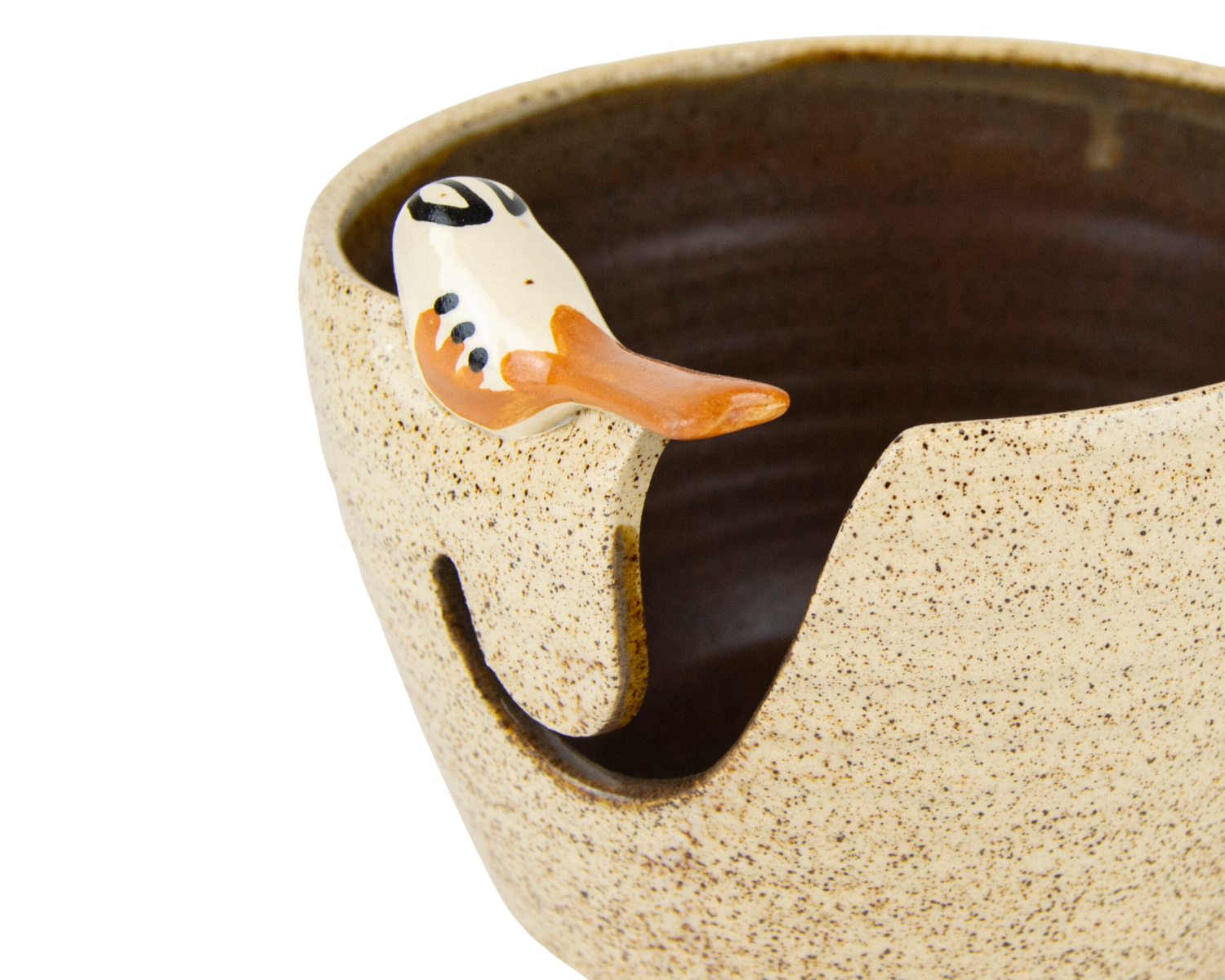 Cōppa Cōllaborative LLC - Wholesale Knitting/Crochet Supplies - Ceramic Birdie Yarn Bowl3