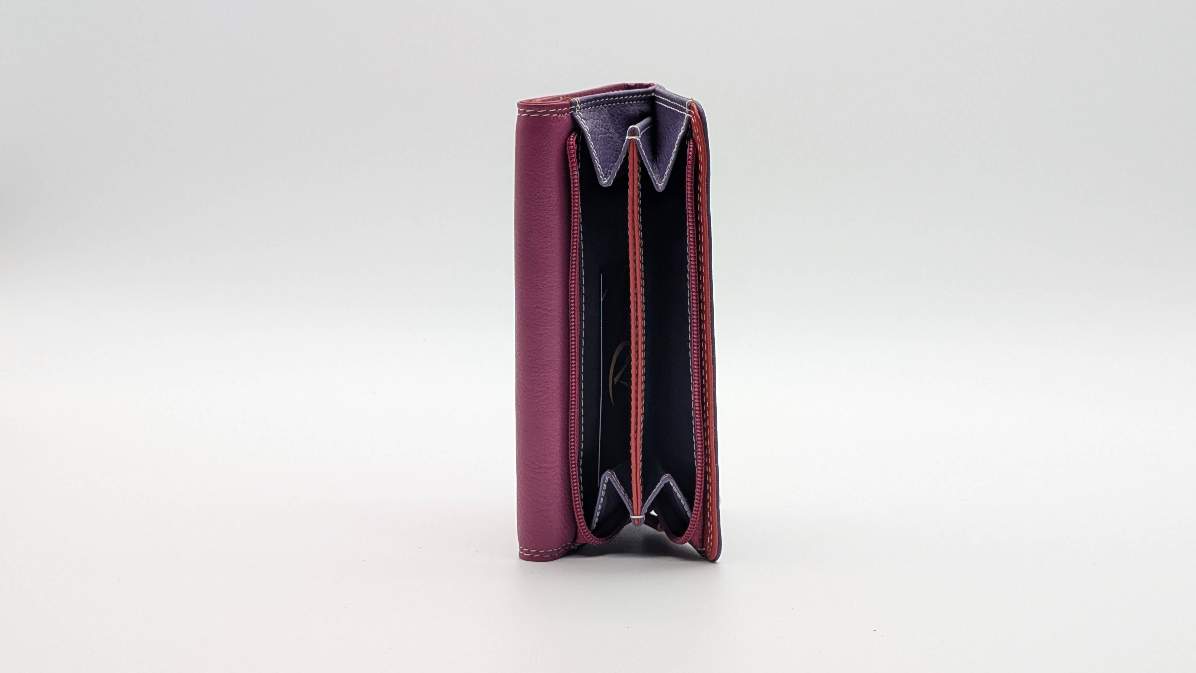 Alta Quero - Wholesale Wallet - Women's - Genuine Ladies Leather Wallet RFID – Pink and Purple6