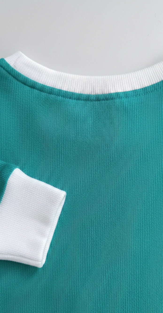 Organic Cotton Kids Pajamas - Teal Blue Two-Piece Set - Soft for wholesale on Faire2