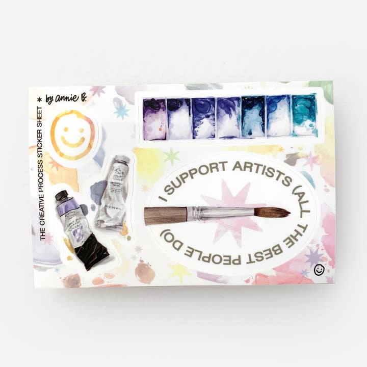 The Creative Process Sticker Sheet for wholesale by By Annie B.
