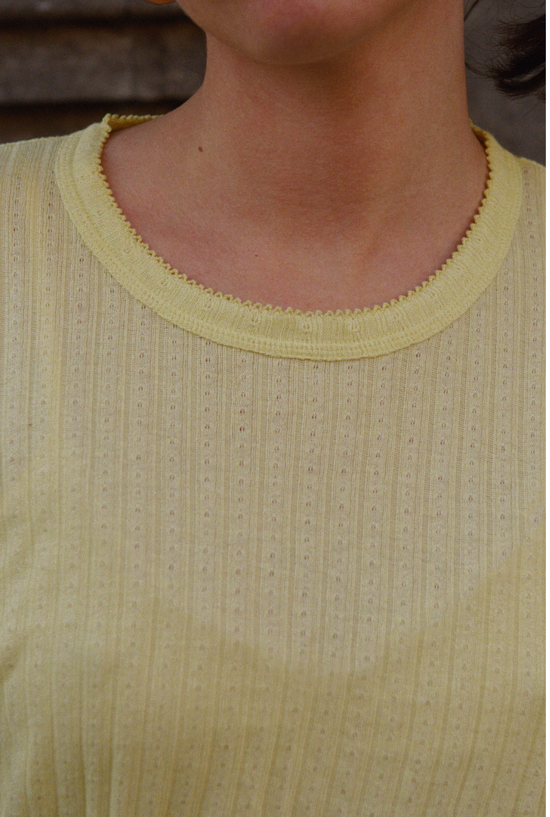 Nénés - Wholesale T-Shirt - Women's - Emilie T-shirt - Yellow1