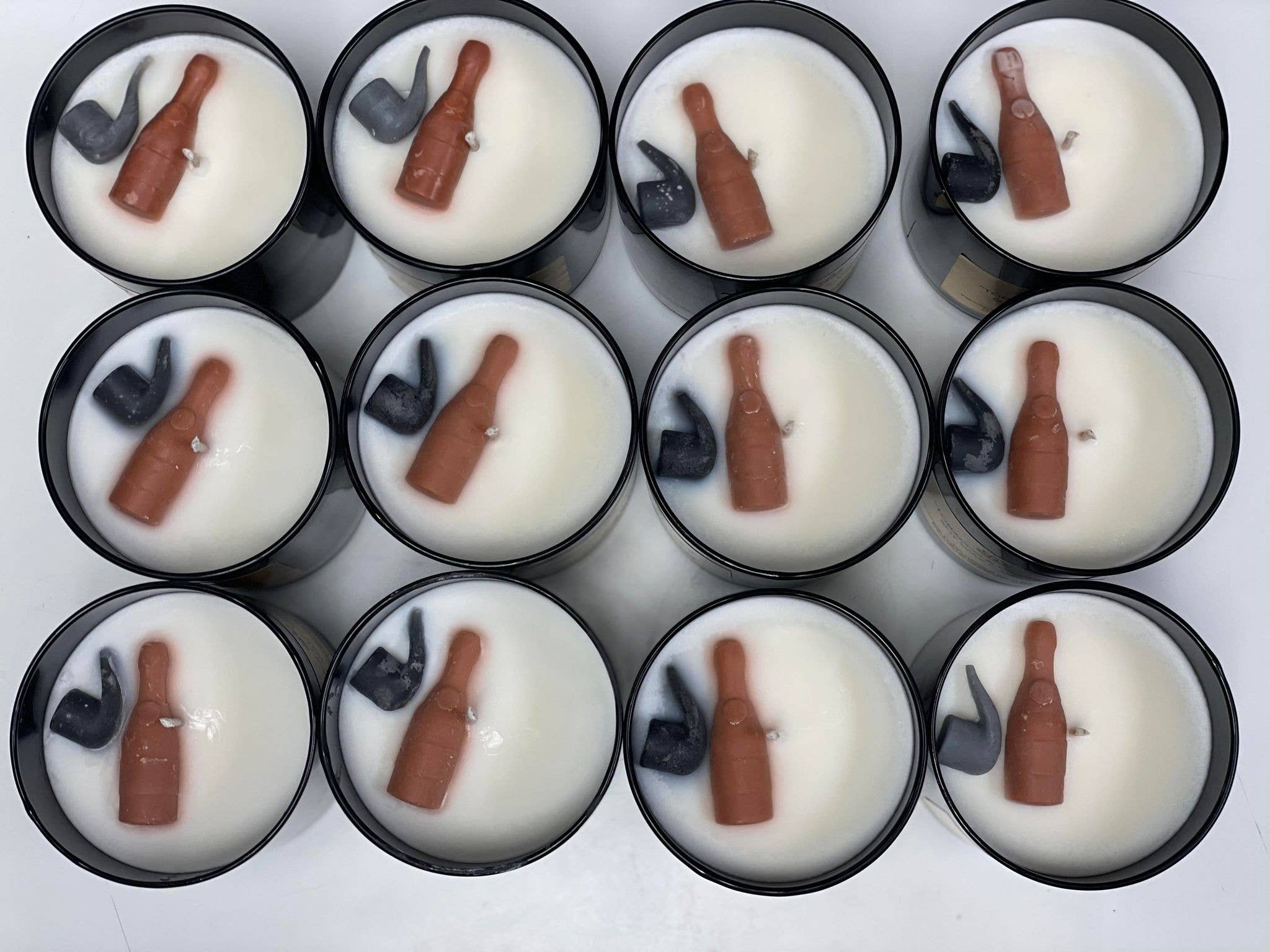 Relaxcation - Wholesale Jar/Filled Candle - TOBACCO AND WHISKEY Soy Wax Candle in Glass Jar (10 oz)3