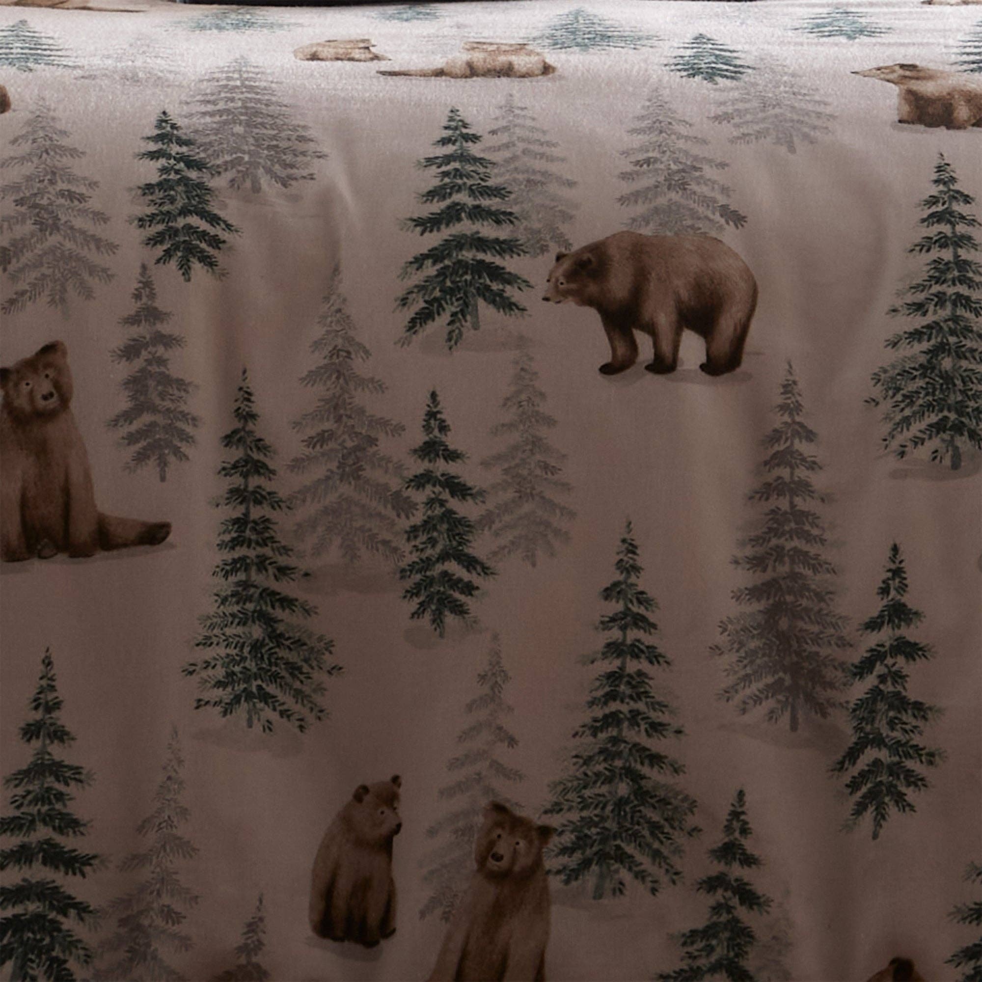 UW Home – wholesale Bedding set – Bear Walks Duvet Cover Set by D & D in Natural2