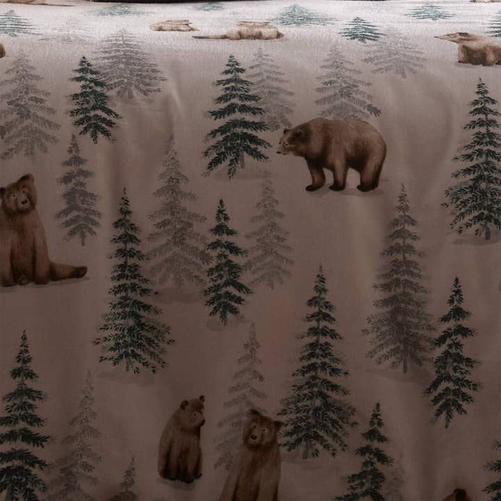 UW Home – wholesale Bedding set – Bear Walks Duvet Cover Set by D & D in Natural2
