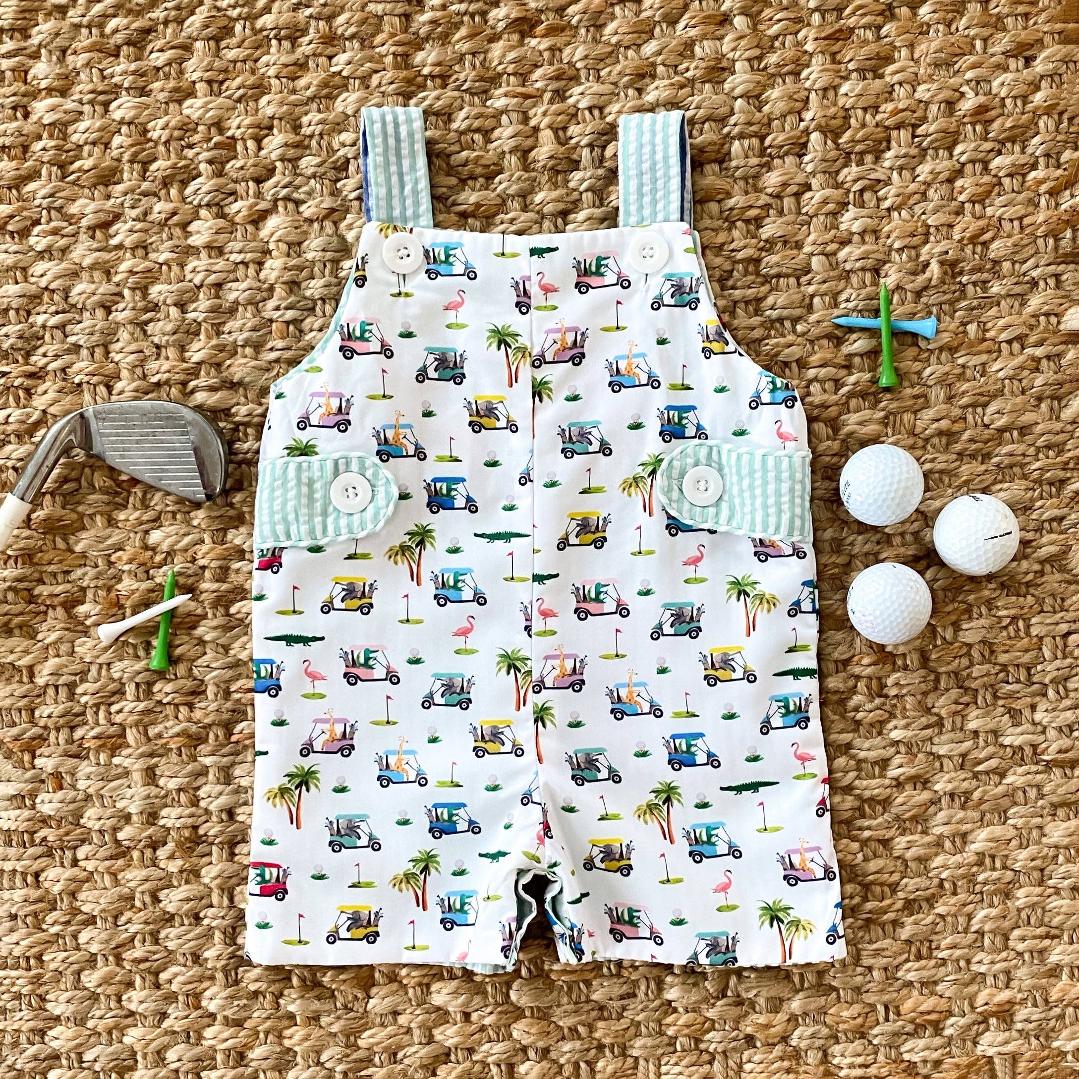 Seven Lantern Lane - Vente Barboteuse – bébé - Réversible Le Palms Golf Jon Jon1