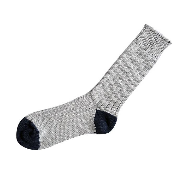 NISHIGUCHI KUTSUSHITA - Wholesale Socks - Unisex - NK0901 Luxurious Cotton Ribbed Socks
