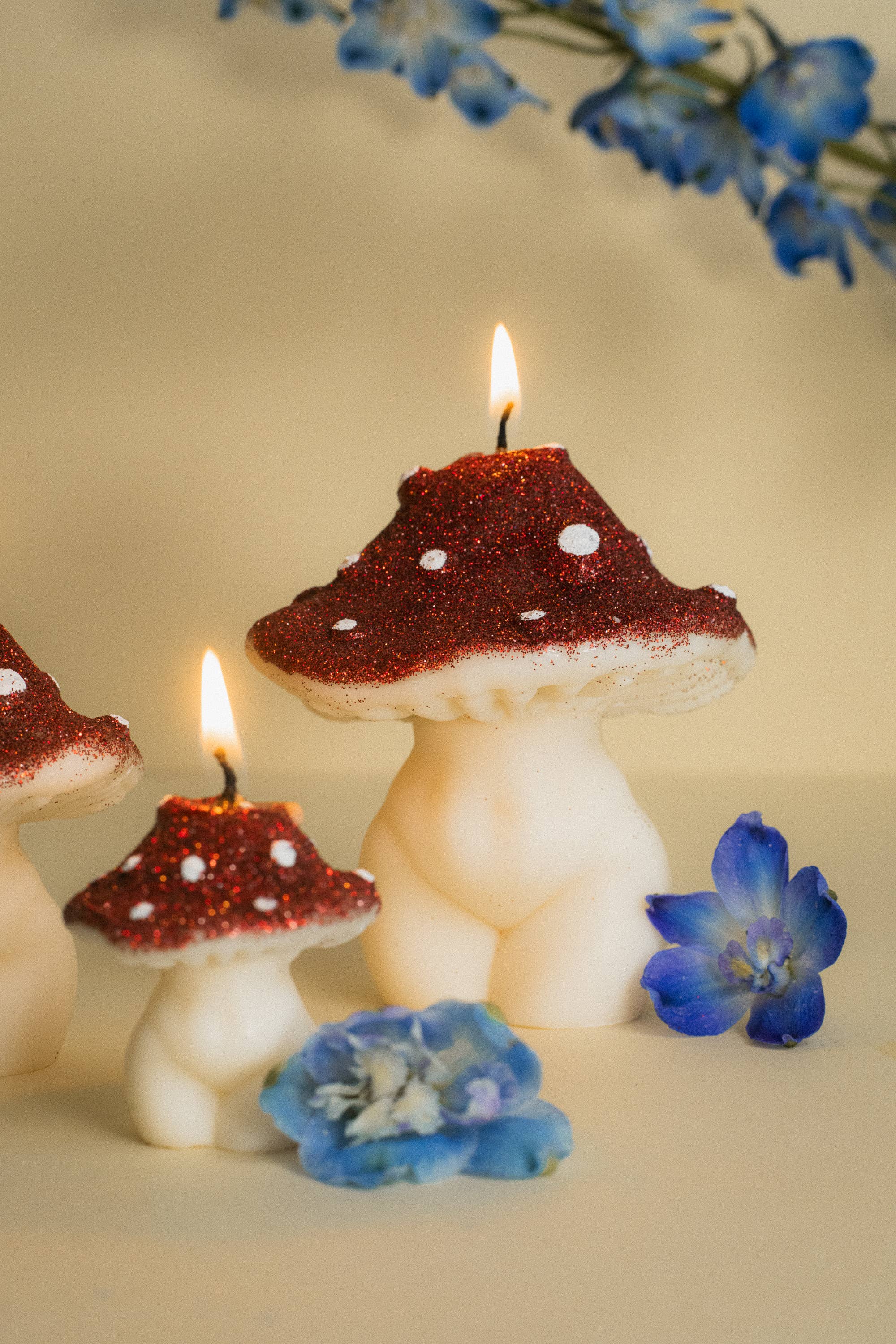 Interlude Candles - Wholesale Novelty Candle - Glittery Goddess Mushrooms | Mushroom Candles10
