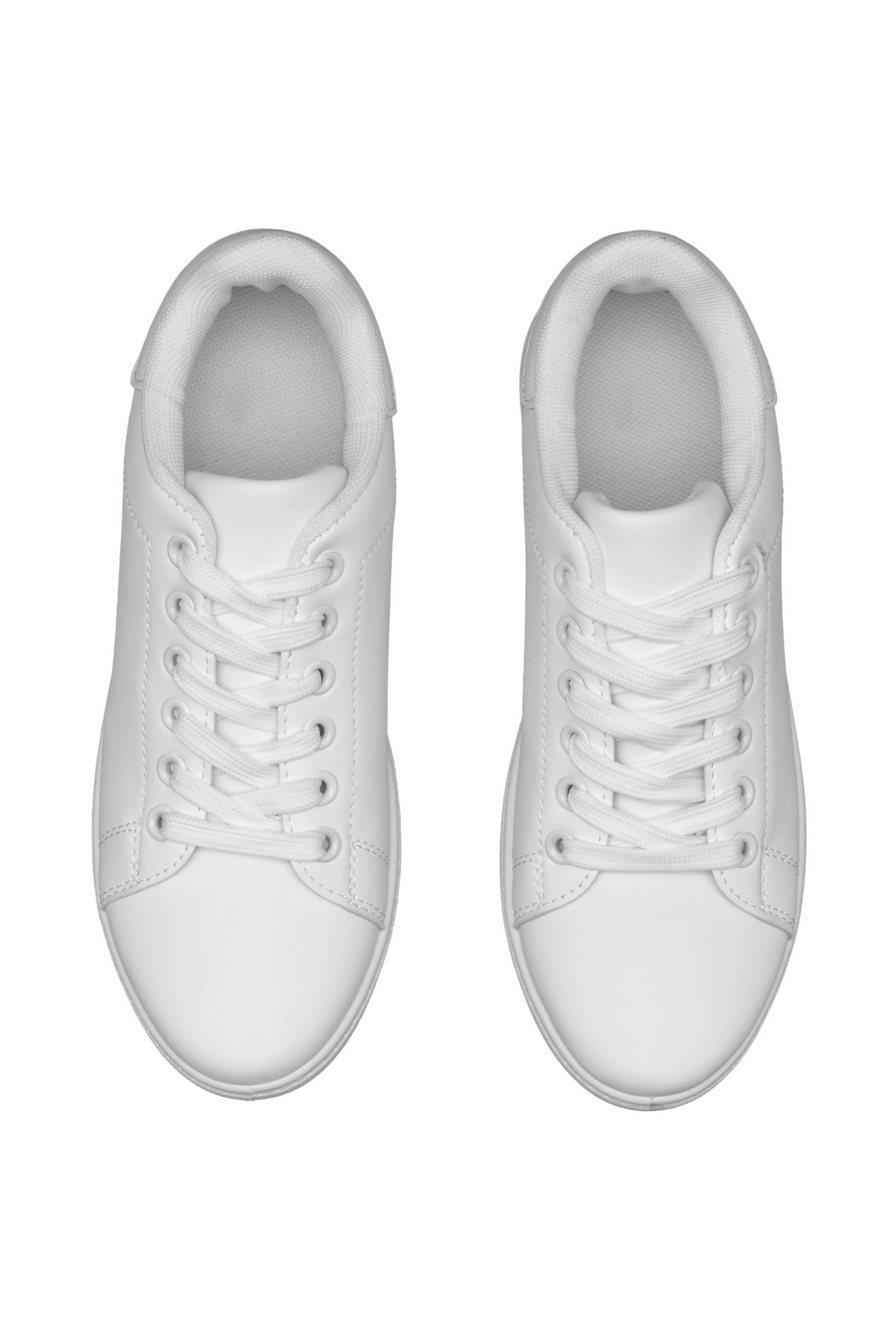 C'M PARIS – wholesale Vardagssneakers - Dam – Minimalistisk Låg Sneaker med Kontrasterande Klack 622310