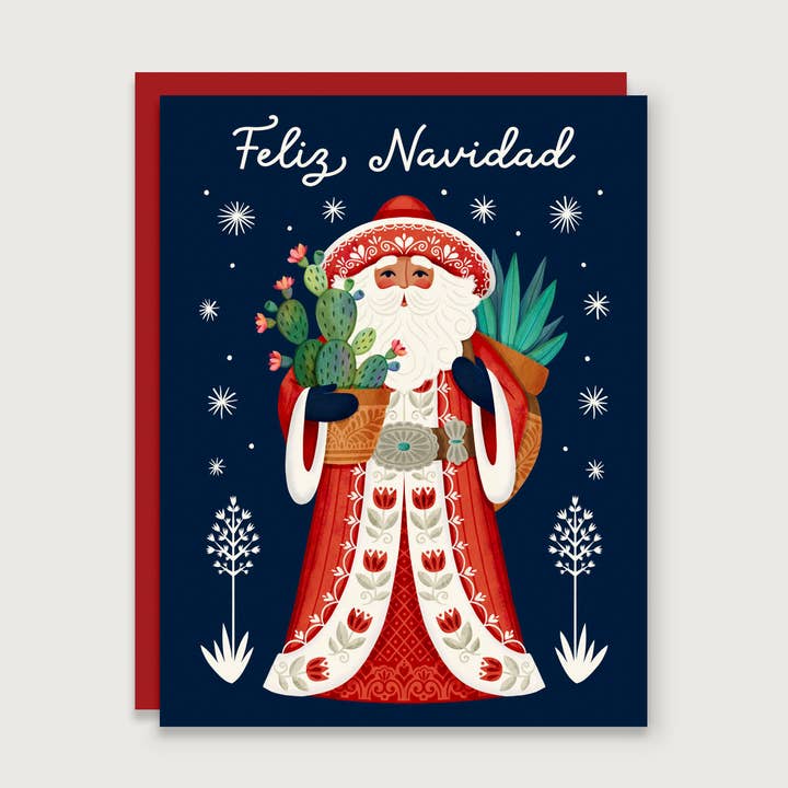 Sombrero Santa por atacado de Monkey Mind Design