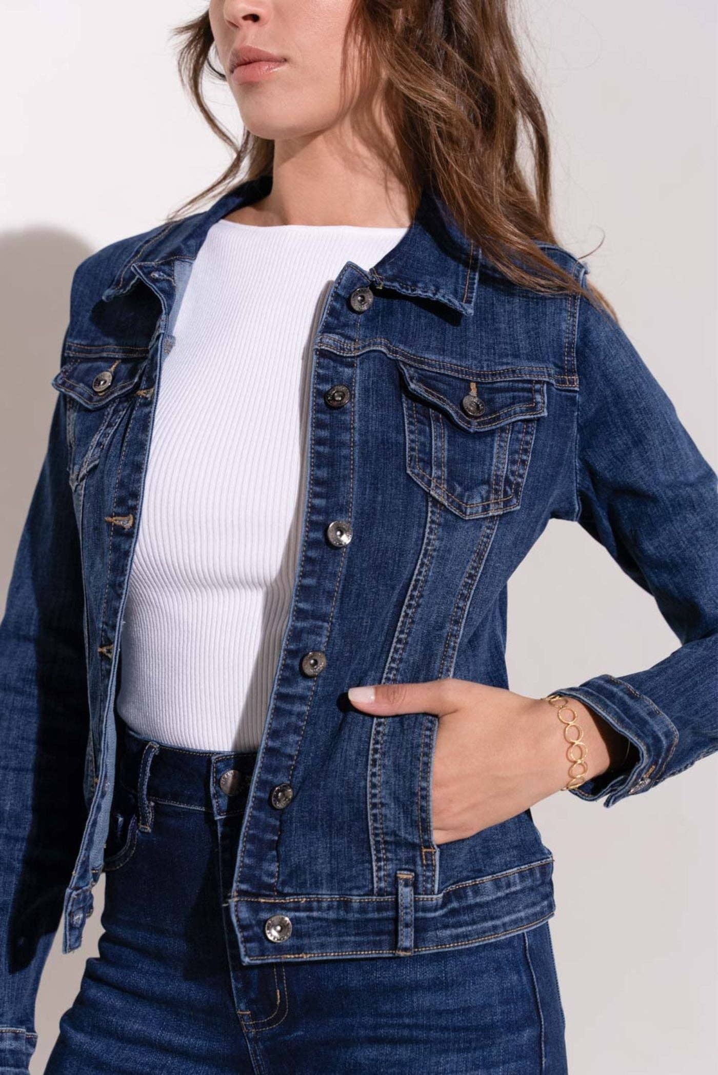 ONADO - Wholesale Denim Jacket - Women's - Christie Jean jacket3