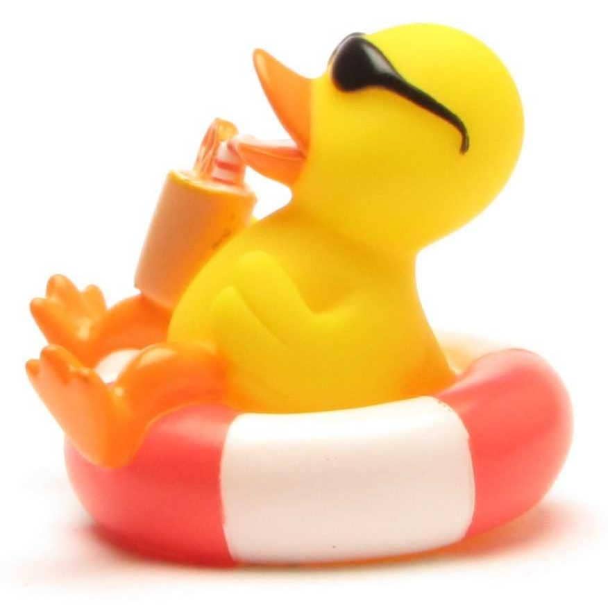 Duckshop - Wholesale Bath Toy - Baby - Rubber duck in a swimming band - rubber duck3