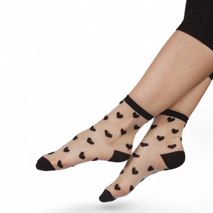 Jess & Lou - Wholesale Sokken - Dames - Fashion Mesh Sokken - Voetmode elegantie4