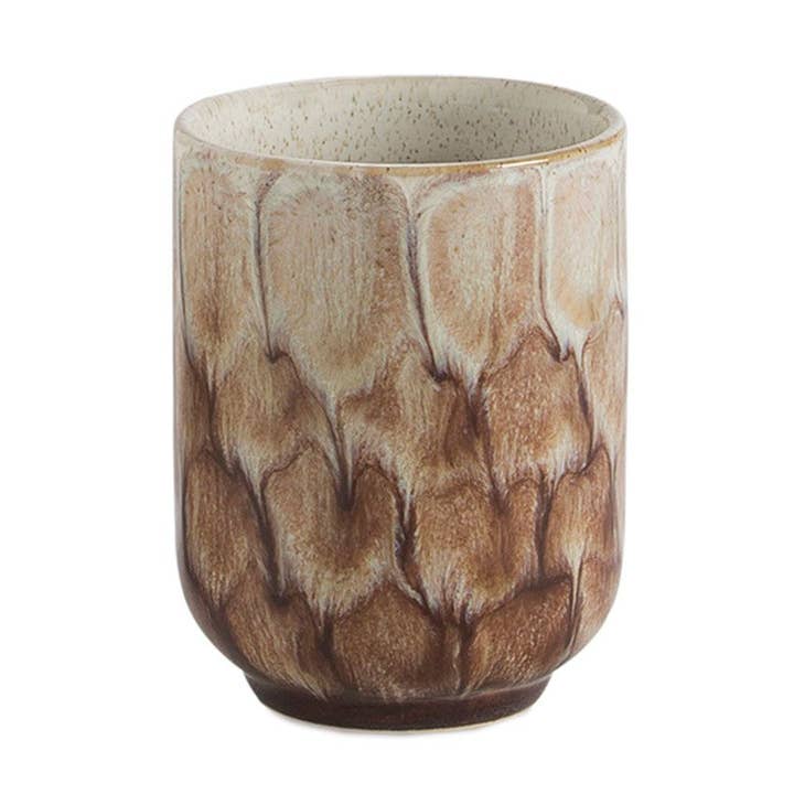 Portaspazzolino da bagno in ceramica marrone per la vendita all'ingrosso da parte di Andrea House