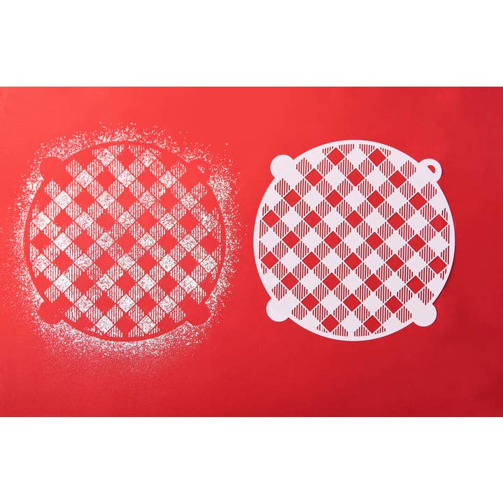 TALISMAN DESIGNS - Vendita all'ingrosso Strumento per decorazione - Set di Stencil per Dolci - Scozzese (Set di 4)