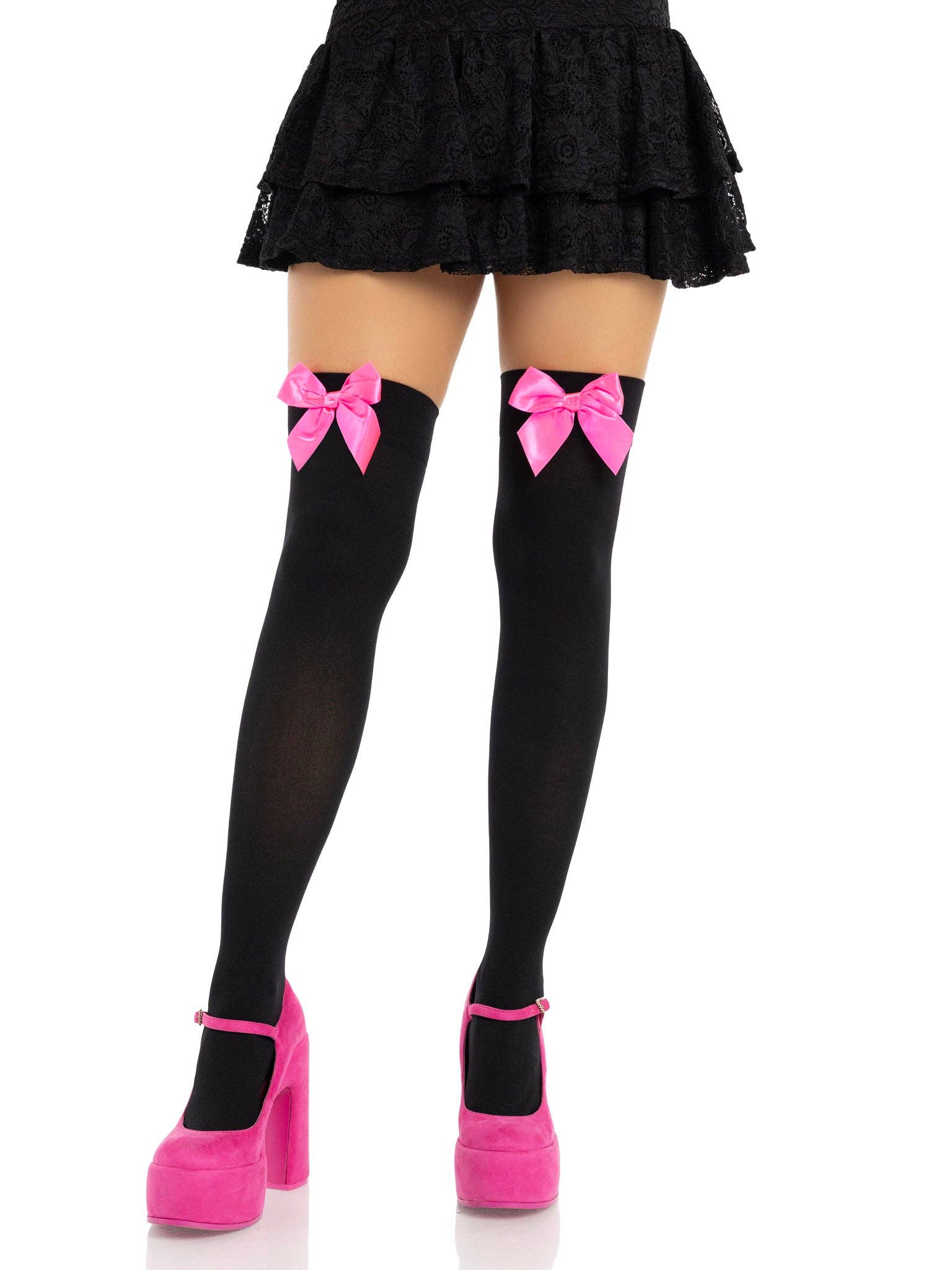 Leg Avenue - Wholesale Stockings - Women's - Kay Opaque Thigh Highs48