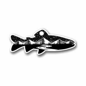 My Lucky Fishing Costume - Freshwater Fish Bass - Women - Sticker