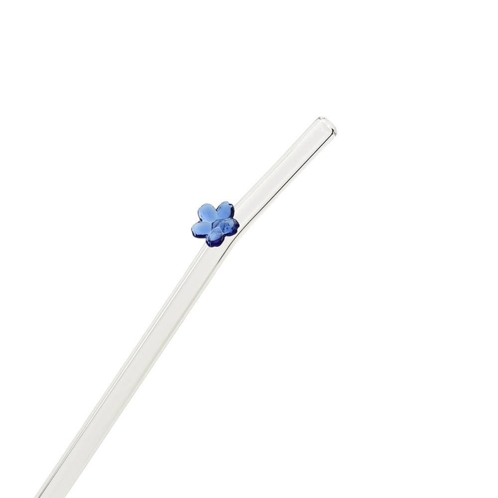 IVORE.GROUP (We cover All Import duty) – wholesale Drinking straw – Creative Colored Flower Glass Straw – Reusable Straws0