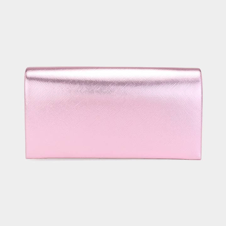 Sensibling Corp. - Wholesale Clutch Bag - Women's - Metallic Clutch Bag / Crossbody Bag