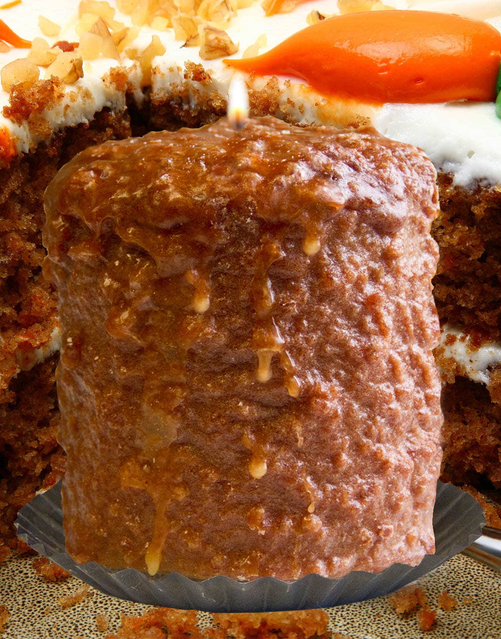 Warm Glow Candle Company - Wholesale Novelty Candle - Carrot Cake Hearth Candle2