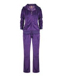 Generation XYZ - Wholesale Lounge Set - Women's - Women's Velvet Sweatshirt and Sweatpants Set (HF-LJS200)