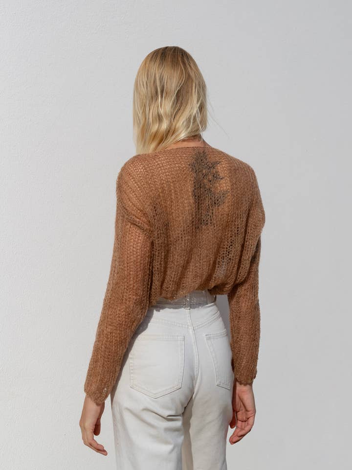 ROSYLEIA - Wholesale Knit Sweater - Women's - Delicate mohair sweater