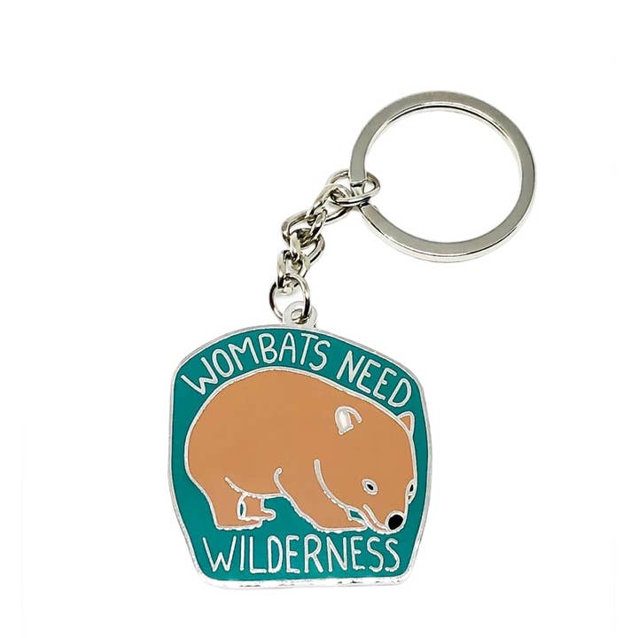Red Parka - Wholesale Keychain – Unisex - Wombats need wilderness Keyring