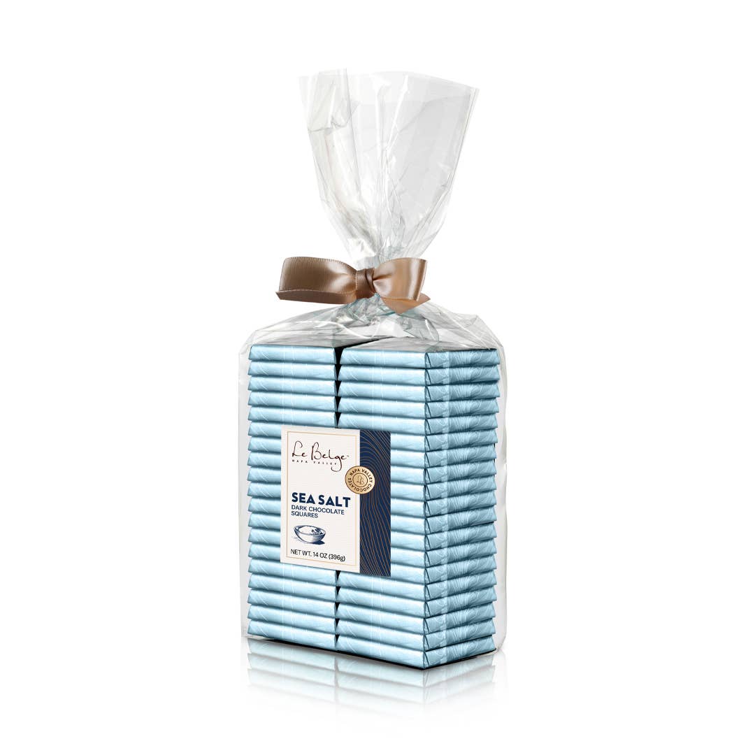 Le Belge Chocolatier, Inc - Wholesale Chocolate Bar - Grand Prestige Dark Sea Salt Chocolate Neapolitans | 40pc