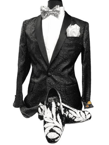 Paisley-300 Svart/Svart för wholesale av Alberto Nardoni