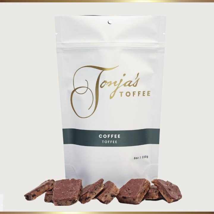 Coffee Toffee for wholesale by Tonja's Toffee