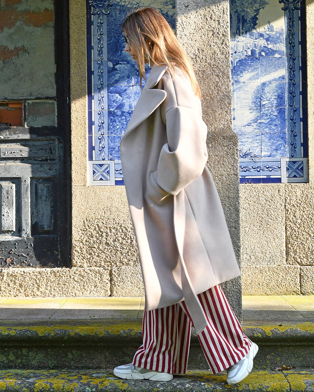 Beige Beiger Wollmantel für den Großhandel auf Faire1