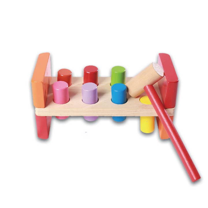 Perisphere & Trylon - Wholesale Wood Toy - Kids - Hammer and Peg Toy