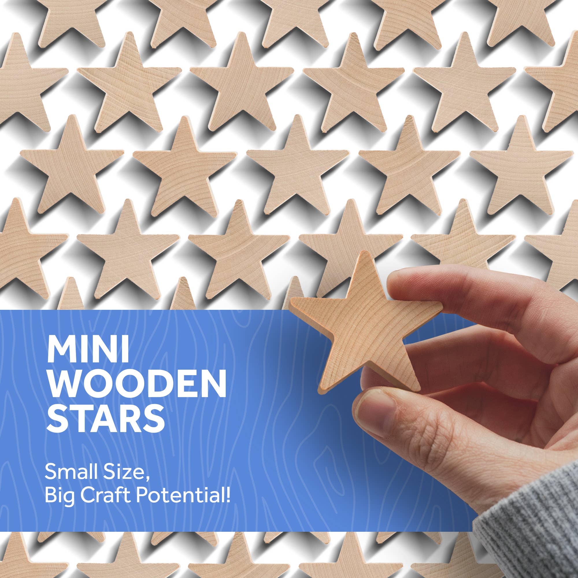 Woodpeckers Crafts - Wholesale Cutouts - Wood Star8