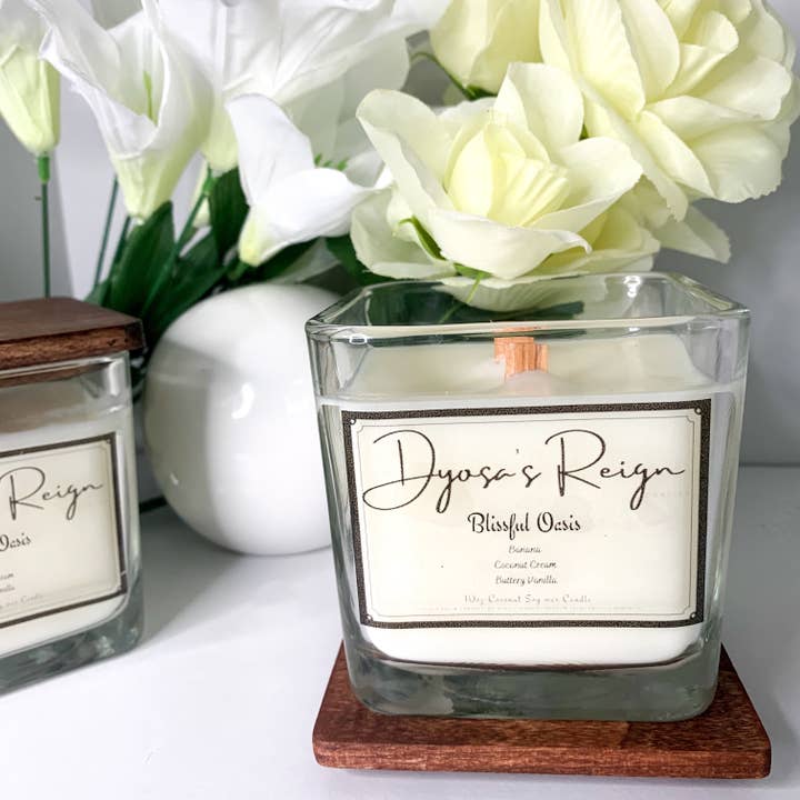 Blissful Oasis (banana,coconut, vanilla) for wholesale by Dyosa’s Reign