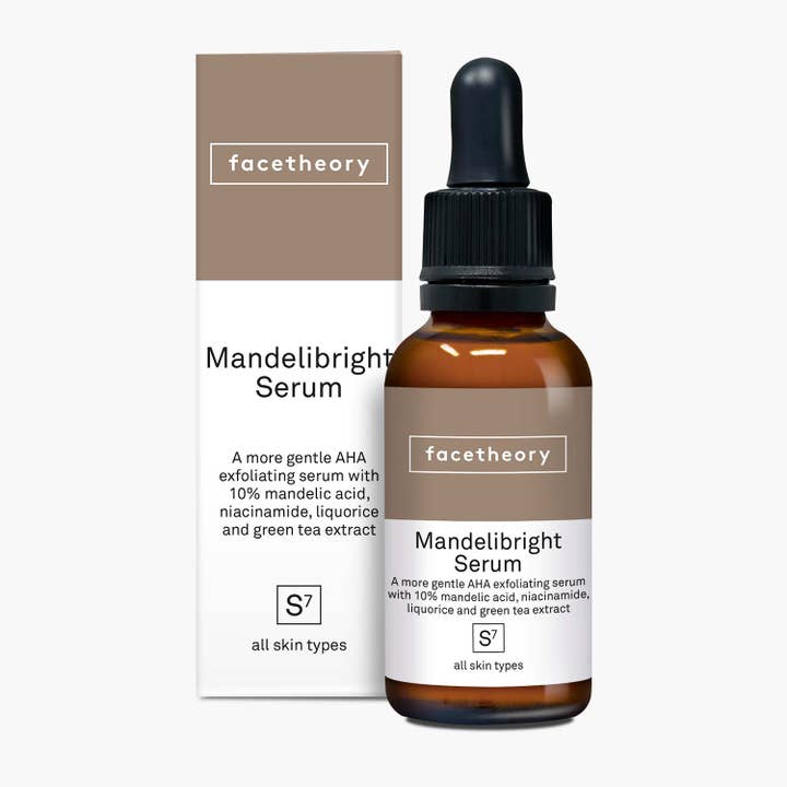 Sérum Mandelibright S7 pour la vente par facetheory vegan skincare