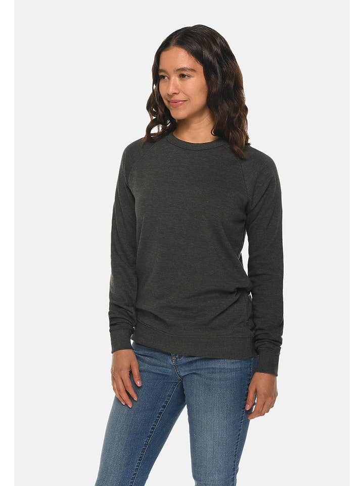 Lane Seven Apparel - Wholesale Sweatshirt - Unisex - French Terry Raglan Crewneck - For Men and Women3