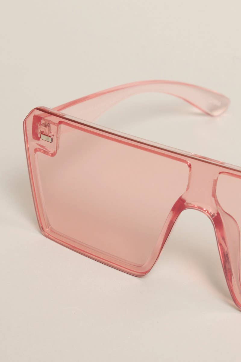 12 VERSCHILLENDE KLEUREN Uniseks transparante zonnebril met platte bovenkant voor groothandel op Faire12