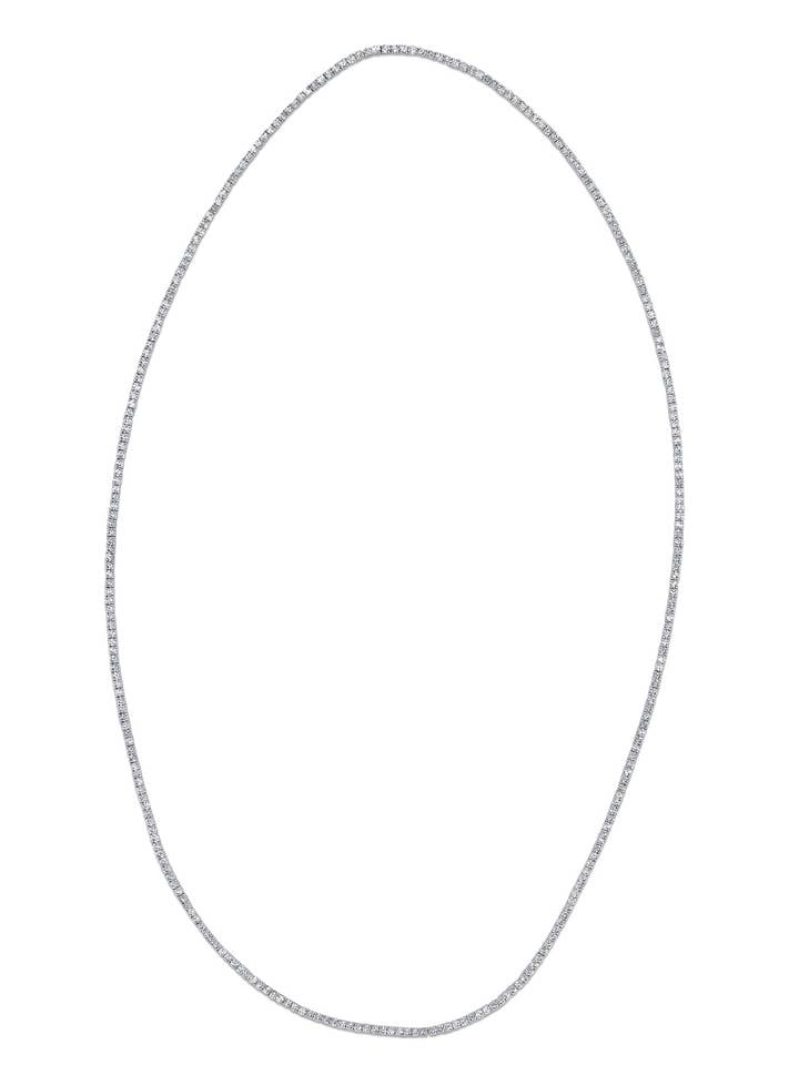 Long CZ Tennis Necklace for wholesale by CZ by Kenneth Jay Lane