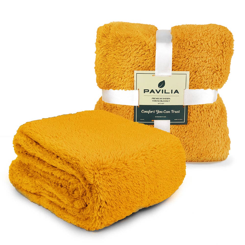 Pavilia - Wholesale Throw Blanket - Plush Shaggy Sherpa Blanket88
