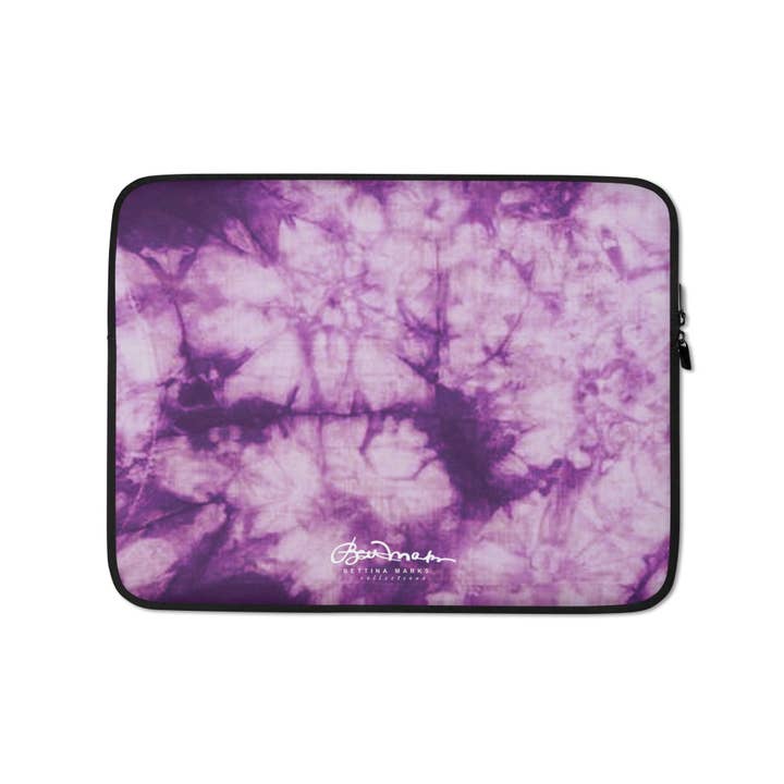Paarse Tie-Dye Laptophoes voor wholesale door BettinaMarksCollections