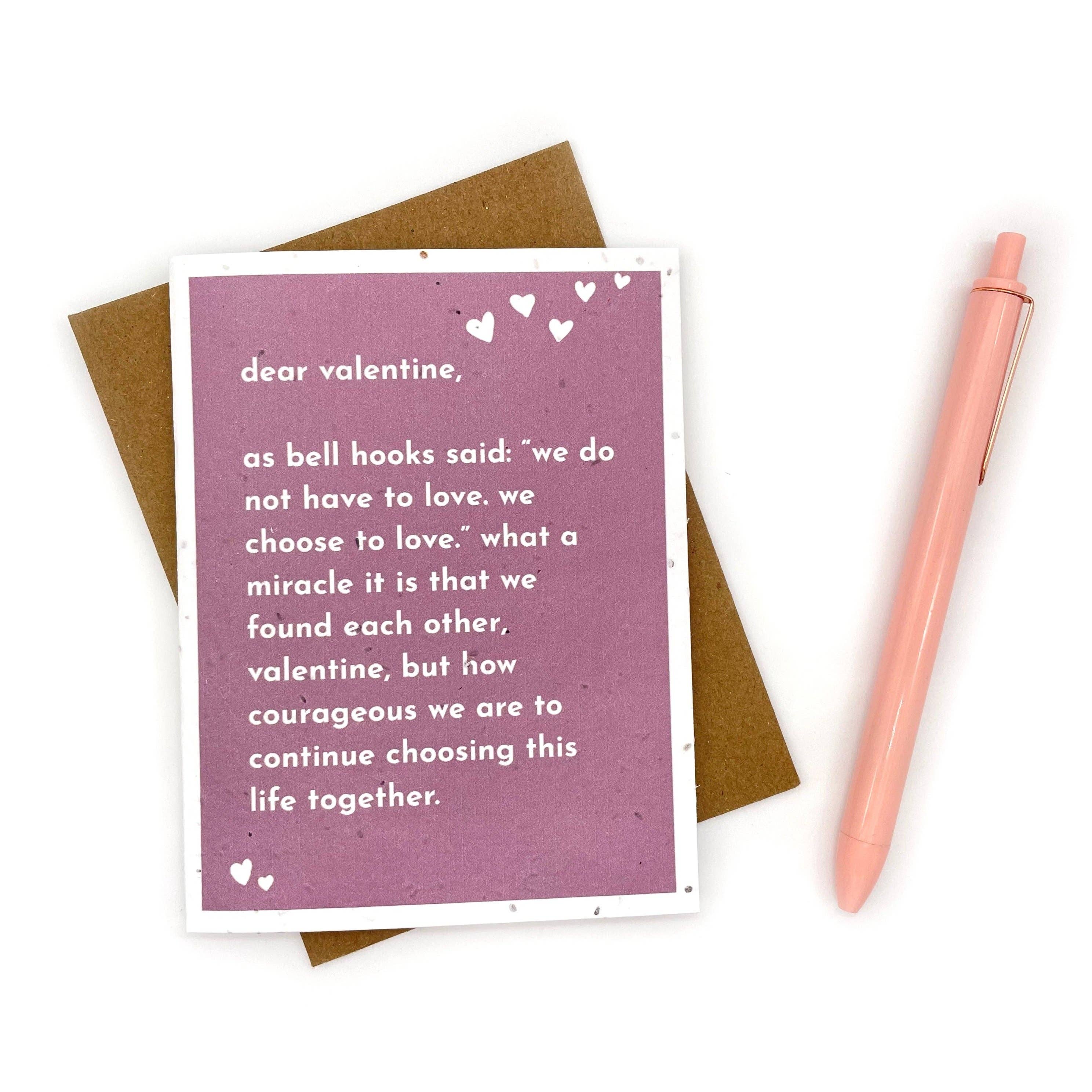 Cato & Company - Wholesale Valentine's Day Card - Bell Hooks Valentine's Day Card3