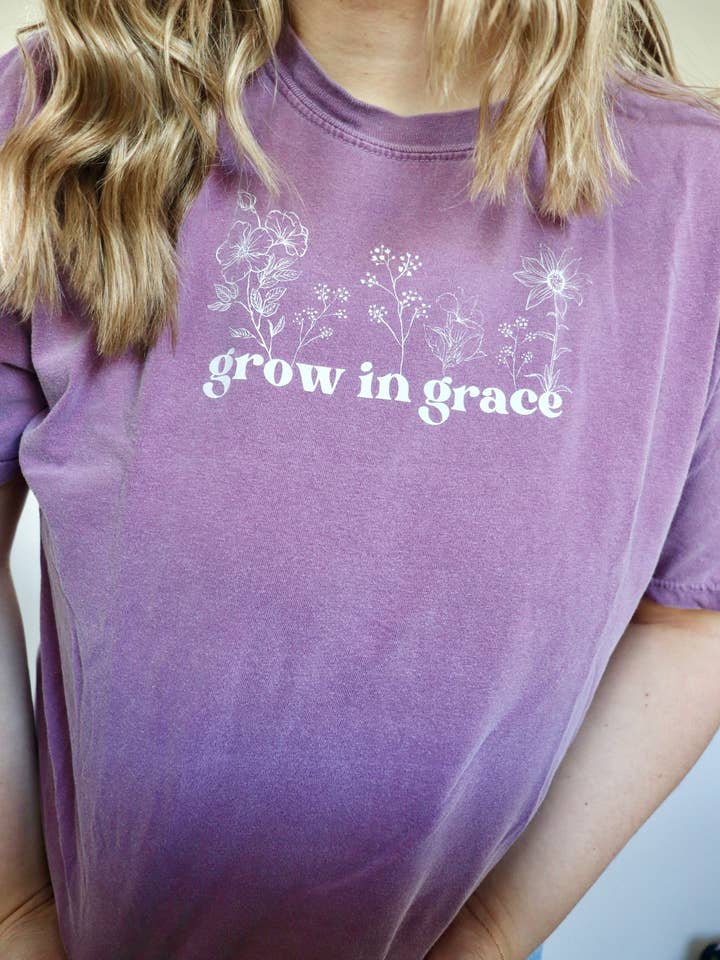 Grow In Grace Short Sleeve for wholesale by Just Jesus Apparel