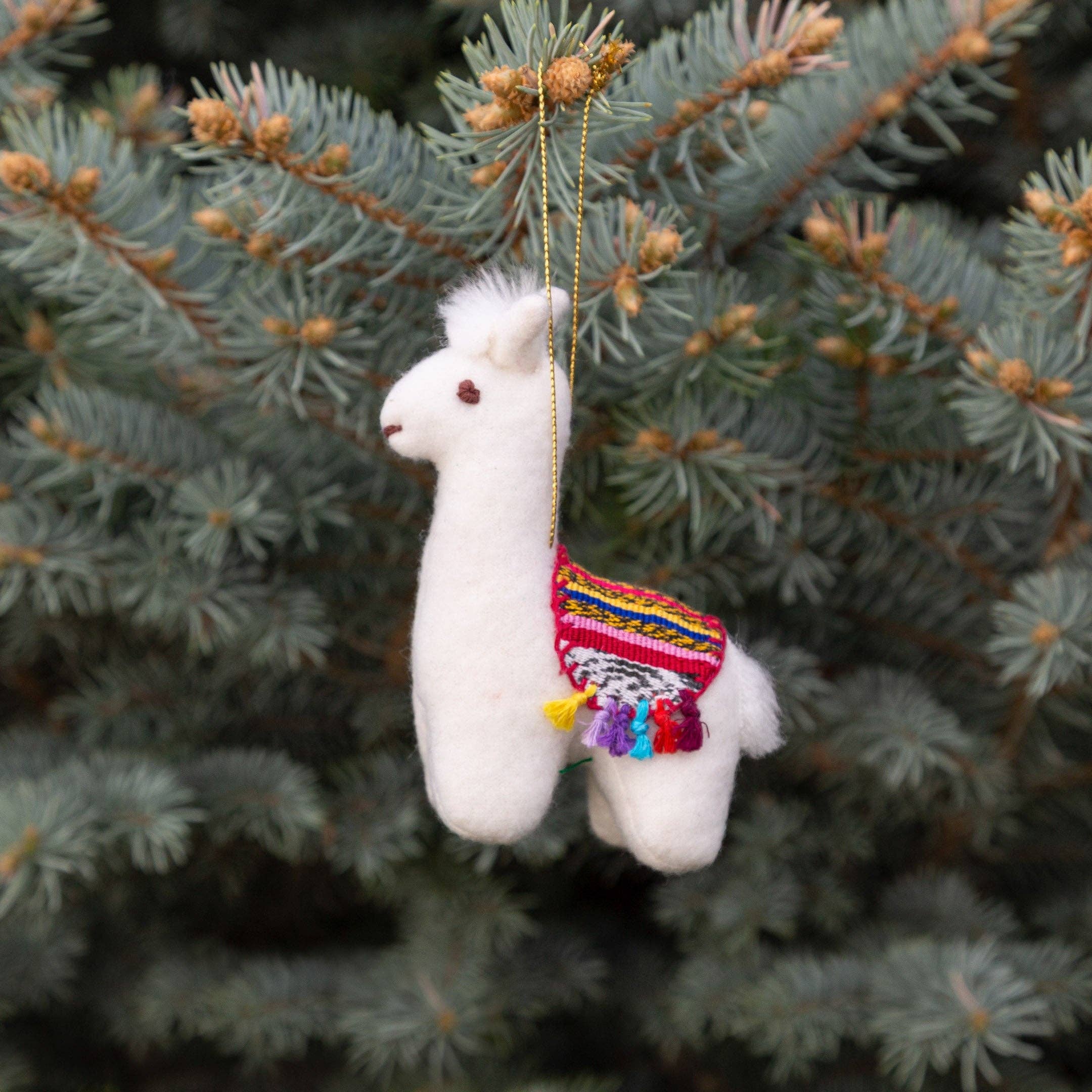 Upavim Crafts - Wholesale Ornament - Felt Llama Ornament2