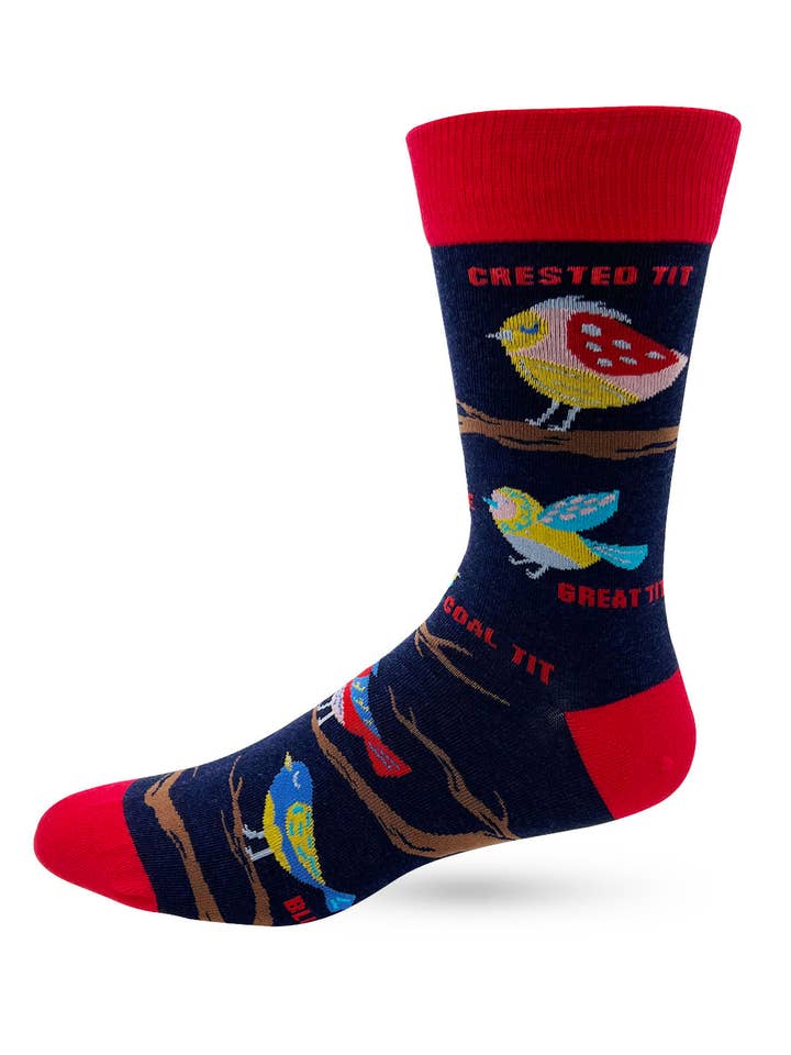 Fabdaz - Wholesale Socks - Men's - I Heart Tits Men's Novelty Crew Socks