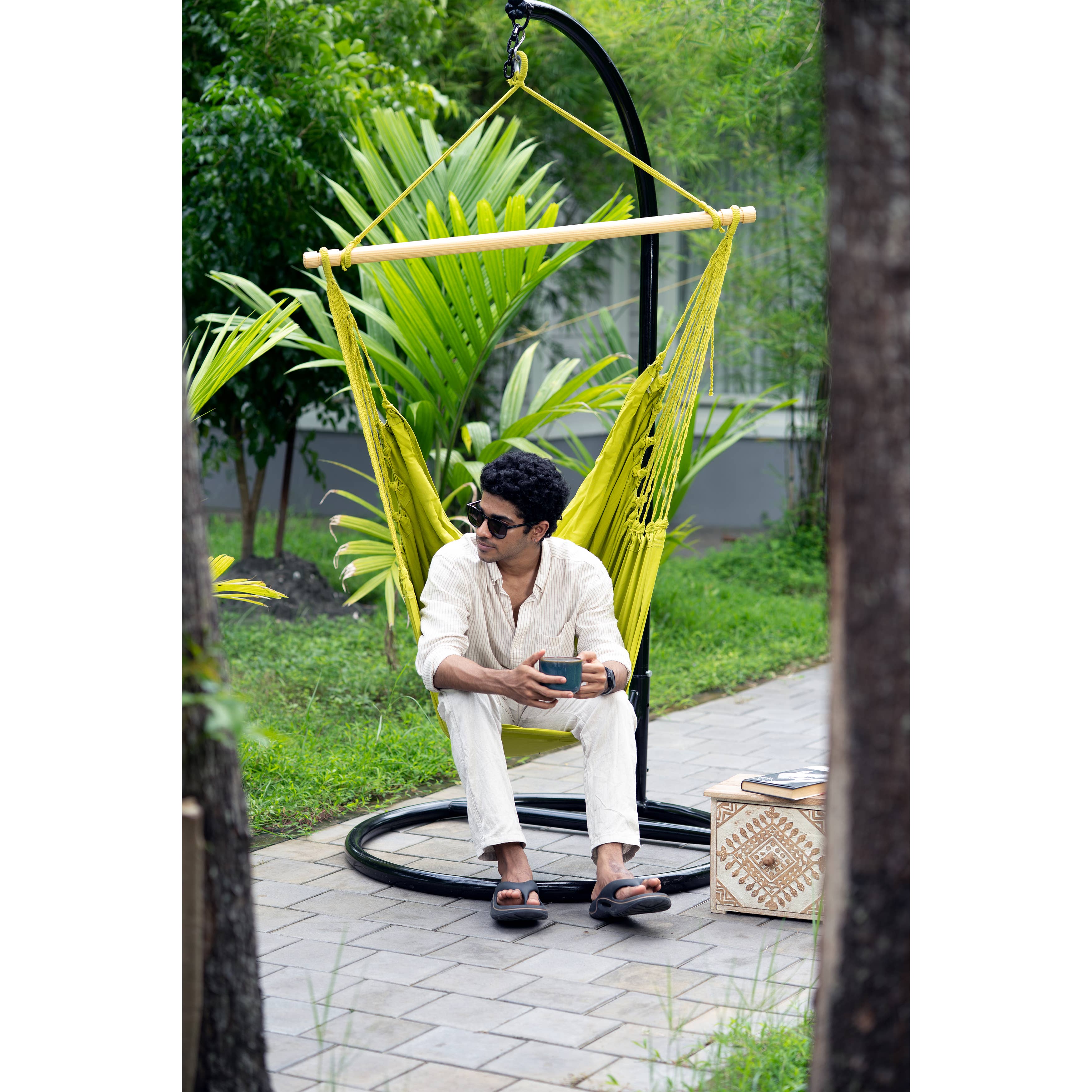 Calloway Mills - Wholesale Hammock - Calloway Mills Parakeet Green Hammock Chair3