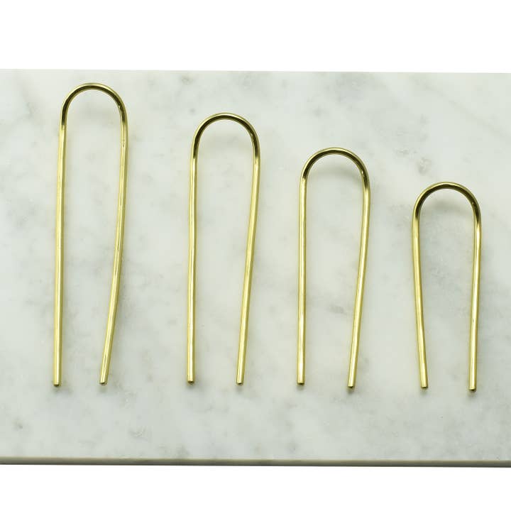 PeLo Modern Hair - Wholesale Hair Pin - Super Simple Brass Hair Forks0