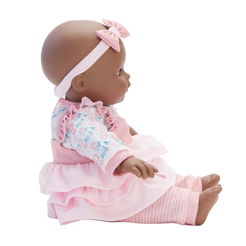 Madame Alexander - Wholesale Doll - Kids - Baby Cuddles Doll with Pink Floral, Dark Skin Tone3