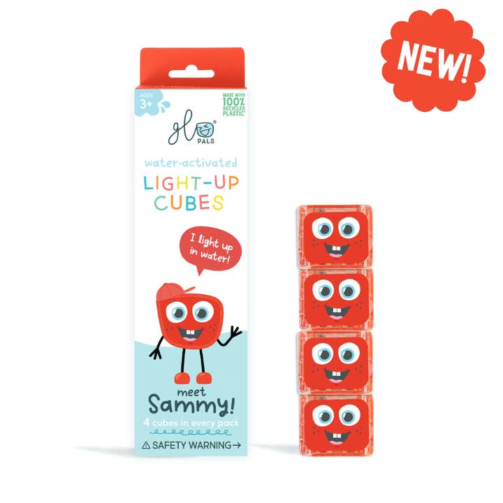Glo Pal Cube Sammy (Red) for wholesale by Jellystone Designs
