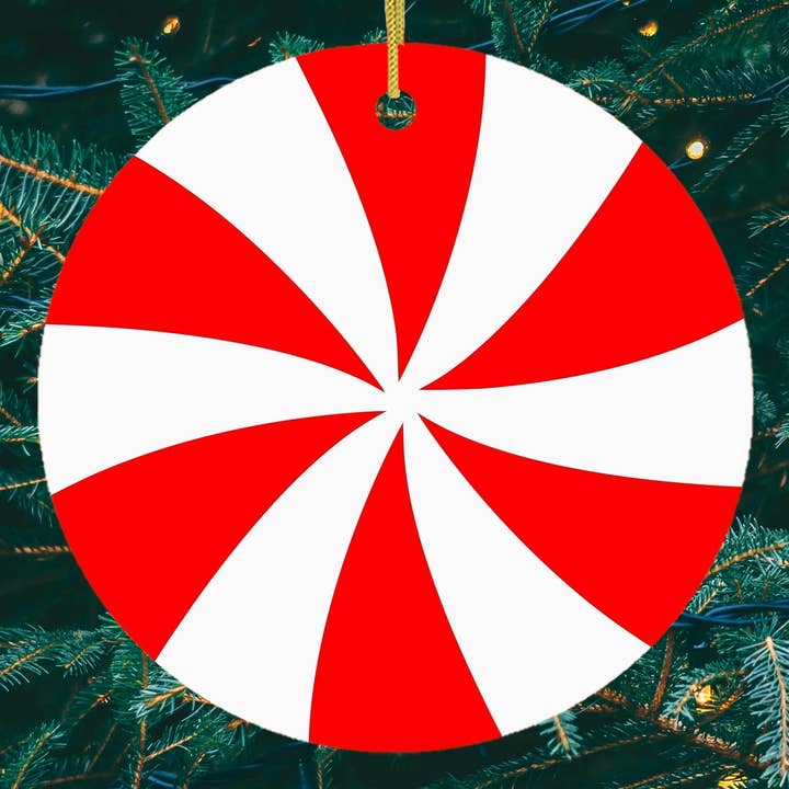 Adorno navideño redondo y forma de corazón para venta al por mayor de OrnamentallyYou