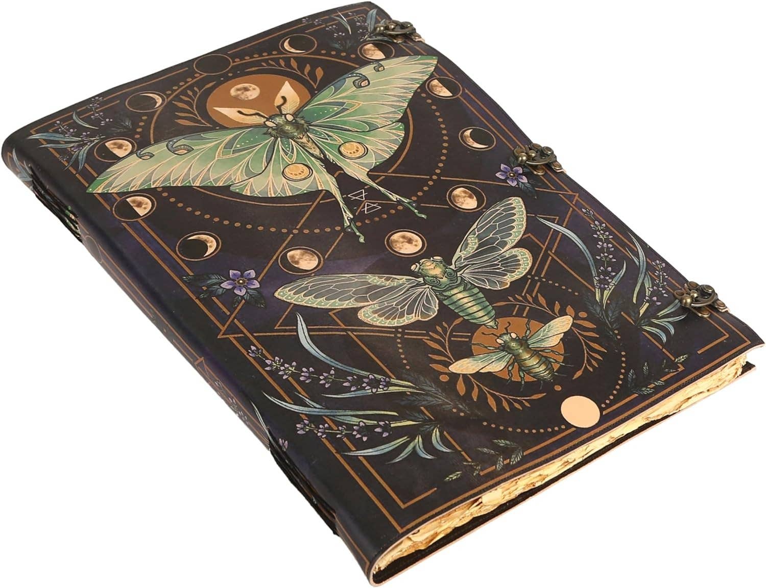 Tuzech Leather - Wholesale Journal/Diary - Book of Spell LeatherBound Huge Journal Grimoire Print Diary2
