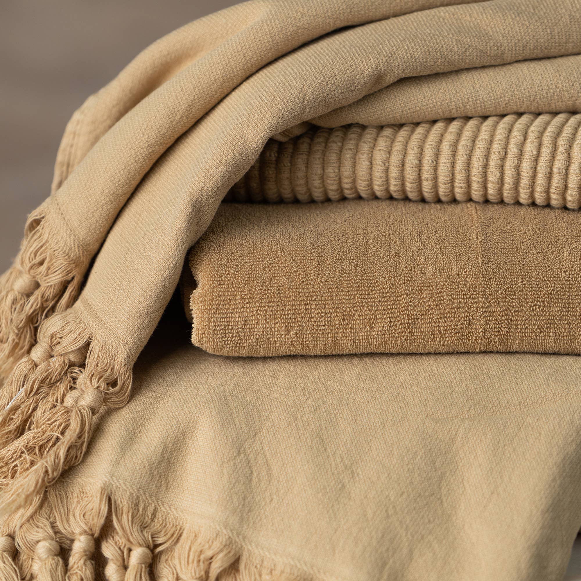 Saardé – wholesale Badhandduk – Nutmeg Vintage Wash Handdukskollektion från Saardé5